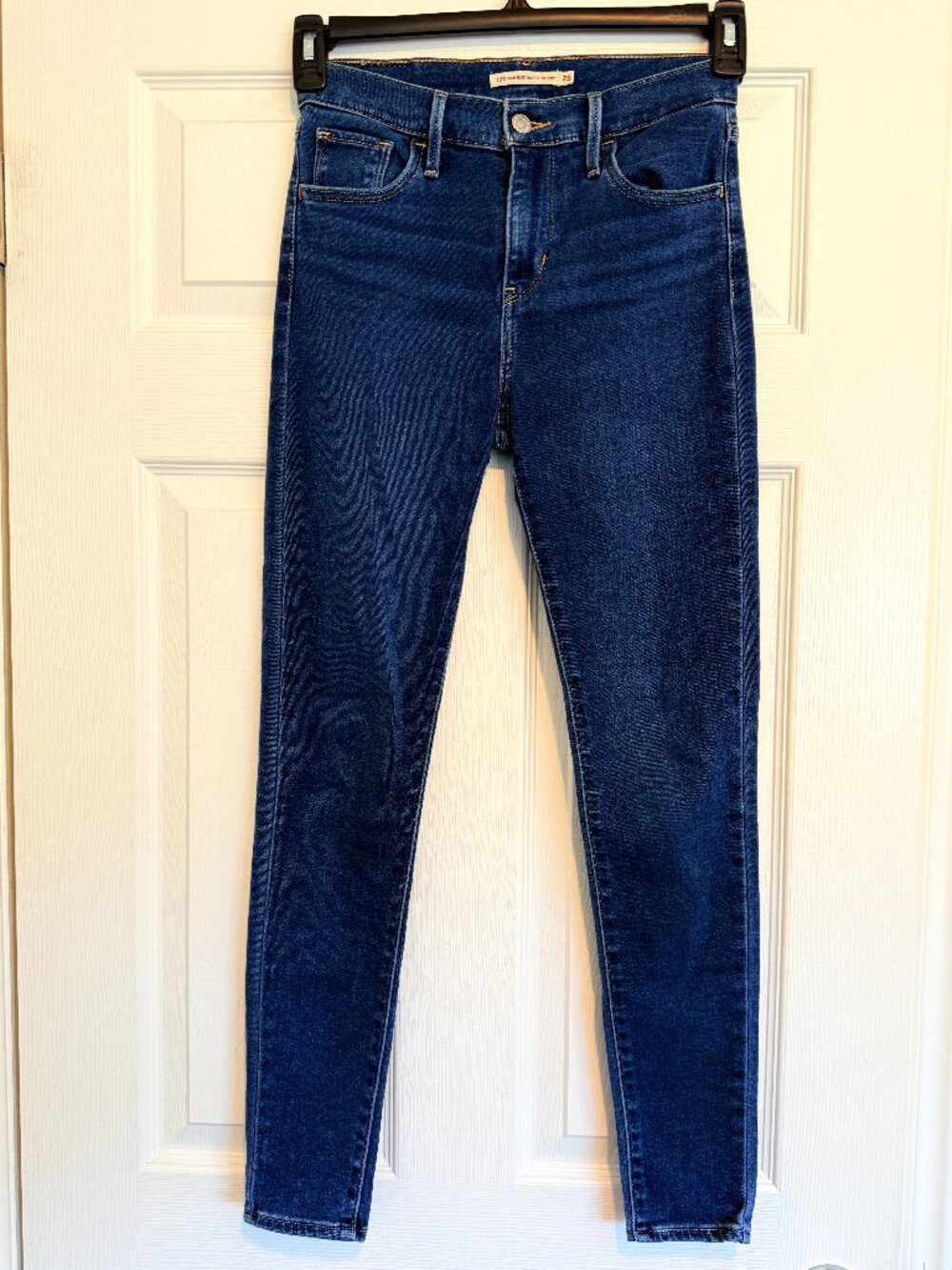 Levi's 720 High Rise Super Skinny Jeans Dark Wash Stretch Size 25